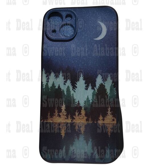 Cellphone Case For iPhone 15 Bumper Case, Night Time Lake View Graphic - Picture 1 of 3